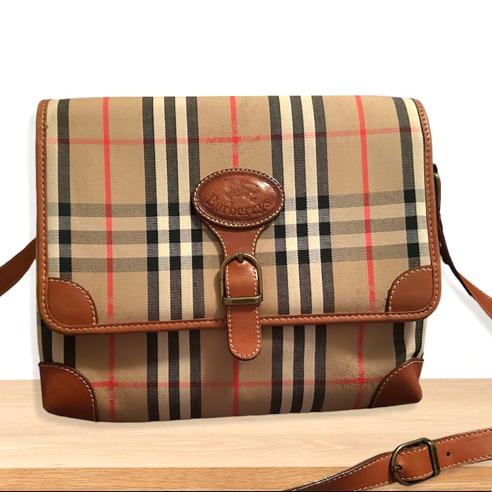 Vintage Burberry Messenger Bag